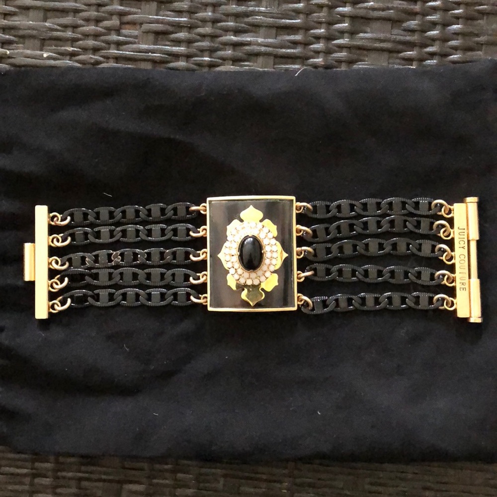 Juicy couture chain bracelet cuff